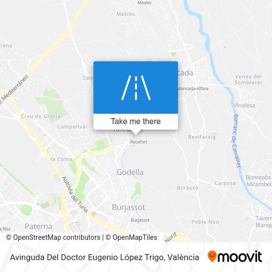 Avinguda Del Doctor Eugenio López Trigo map