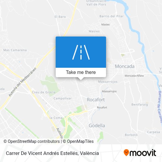 Carrer De Vicent Andrés Estellés map