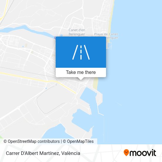 Carrer D'Albert Martínez map