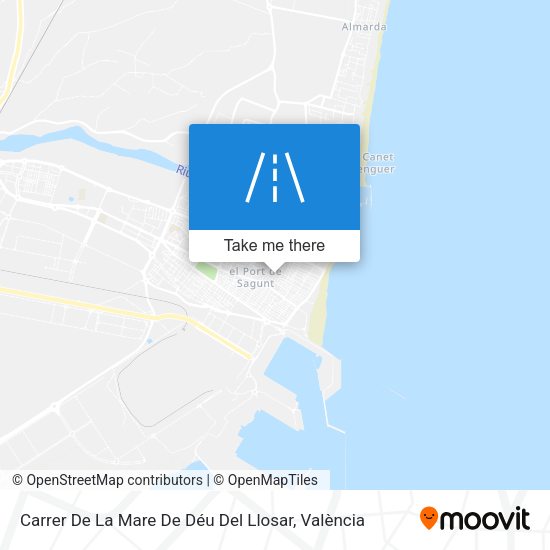 Carrer De La Mare De Déu Del Llosar map