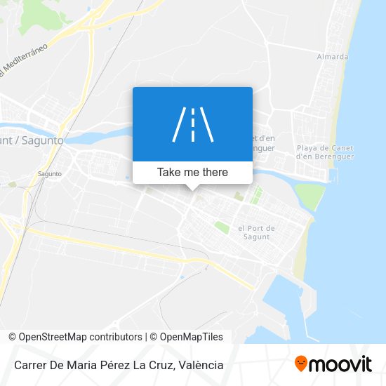 Carrer De Maria Pérez La Cruz map
