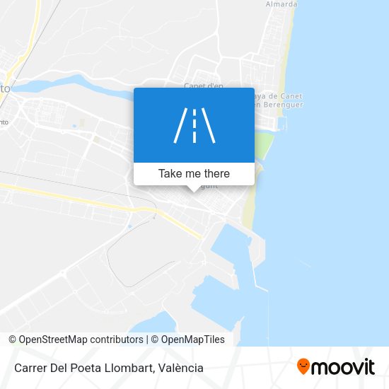 Carrer Del Poeta Llombart map