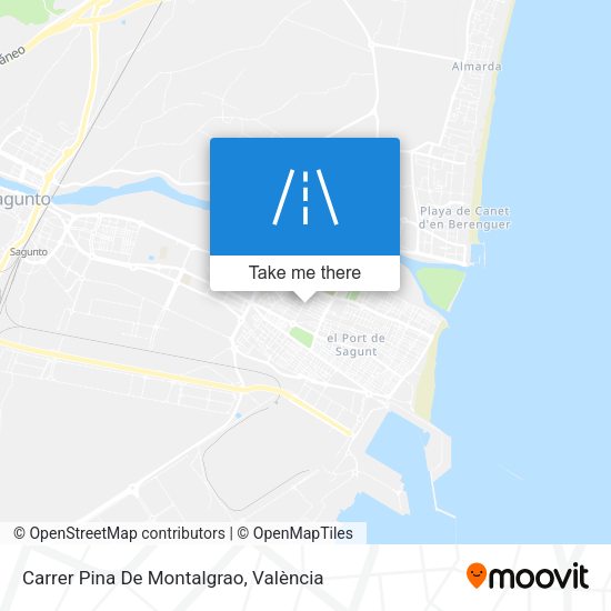 Carrer Pina De Montalgrao map