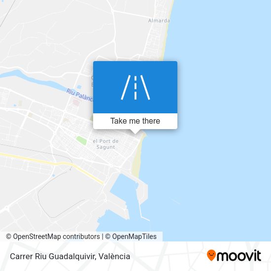 Carrer Riu Guadalquivir map