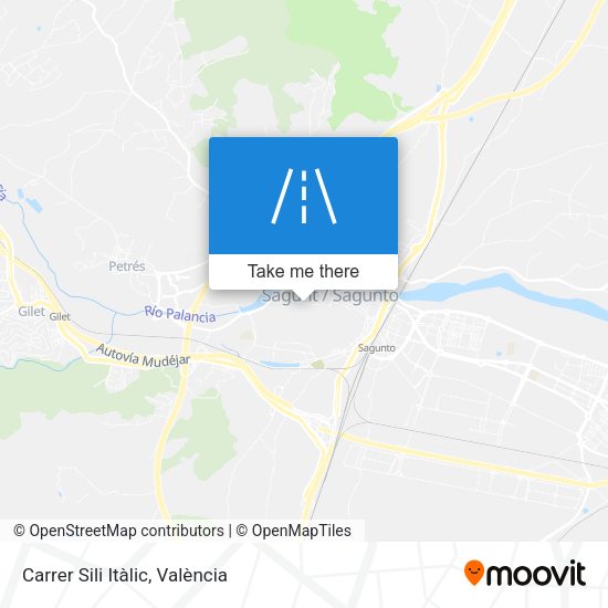 Carrer Sili Itàlic map