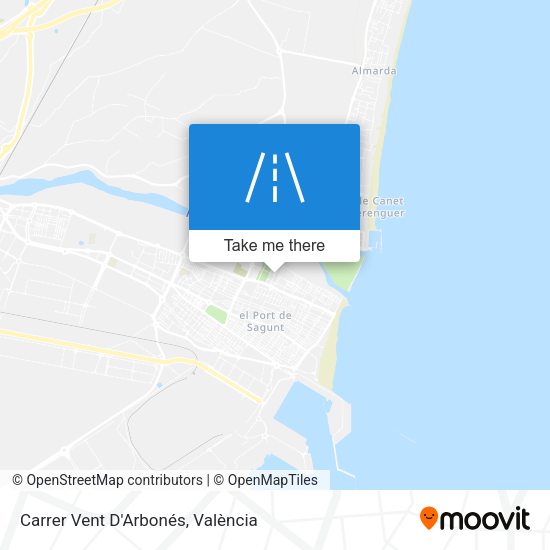 Carrer Vent D'Arbonés map