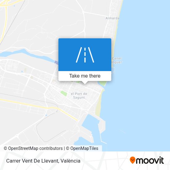 Carrer Vent De Llevant map