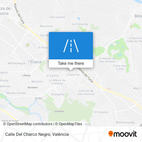 Calle Del Charco Negro map