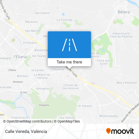 Calle Vereda map