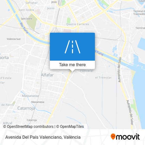 Avenida Del País Valenciano map
