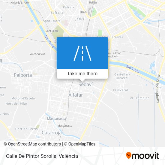 Calle De Pintor Sorolla map