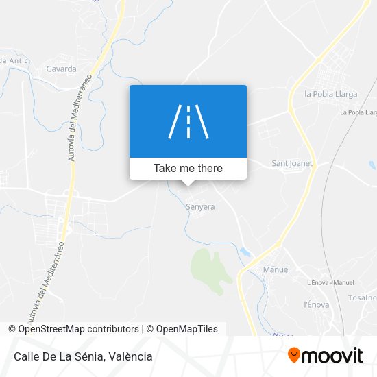Calle De La Sénia map