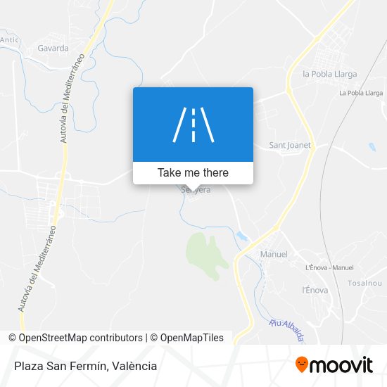 Plaza San Fermín map