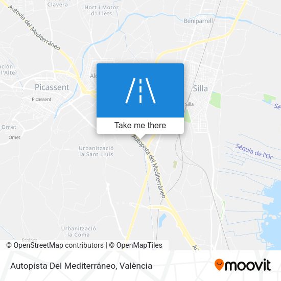 Autopista Del Mediterráneo map