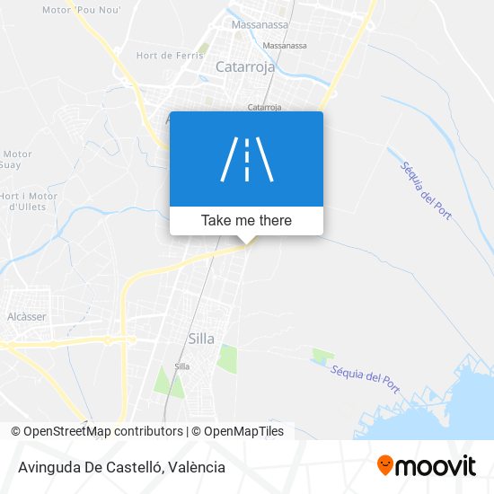 mapa Avinguda De Castelló