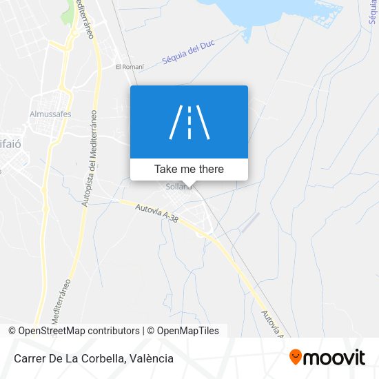 Carrer De La Corbella map