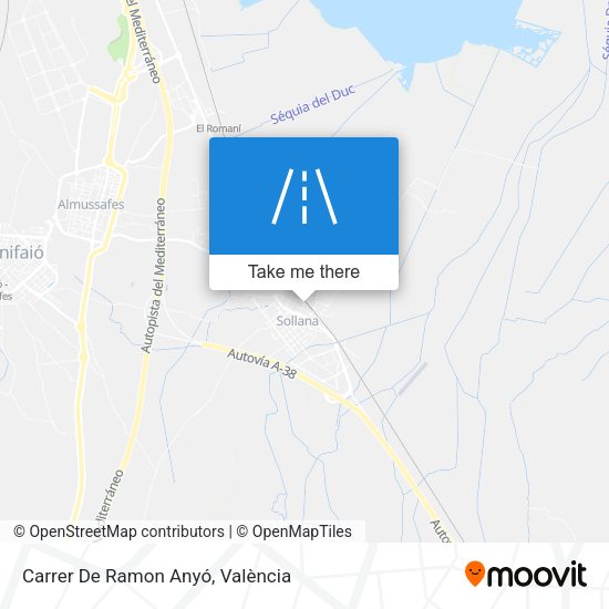 Carrer De Ramon Anyó map