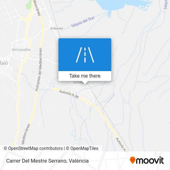 Carrer Del Mestre Serrano map