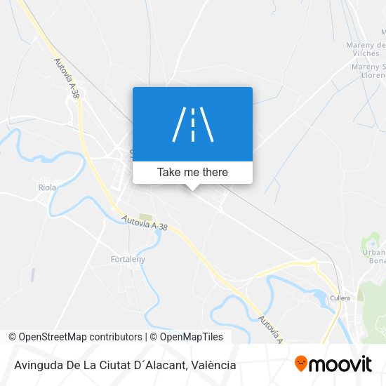 Avinguda De La Ciutat D´Alacant map