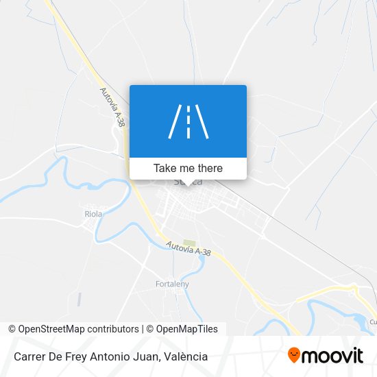 Carrer De Frey Antonio Juan map