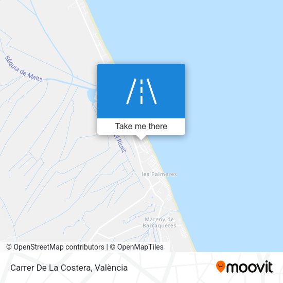 Carrer De La Costera map
