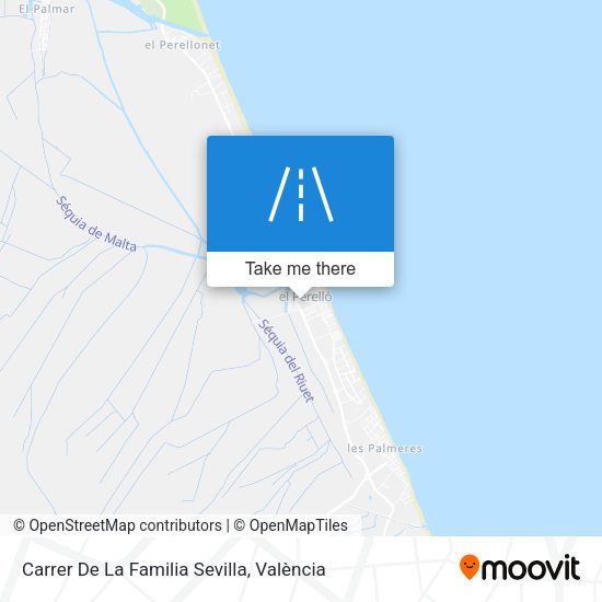 Carrer De La Familia Sevilla map