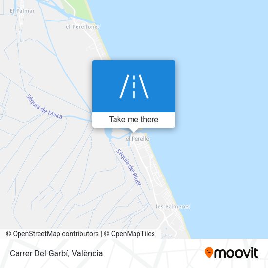 Carrer Del Garbí map
