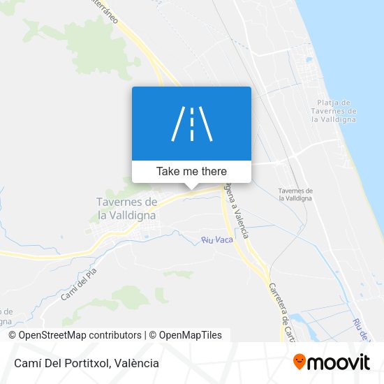 Camí Del Portitxol map