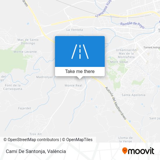Camí De Santonja map