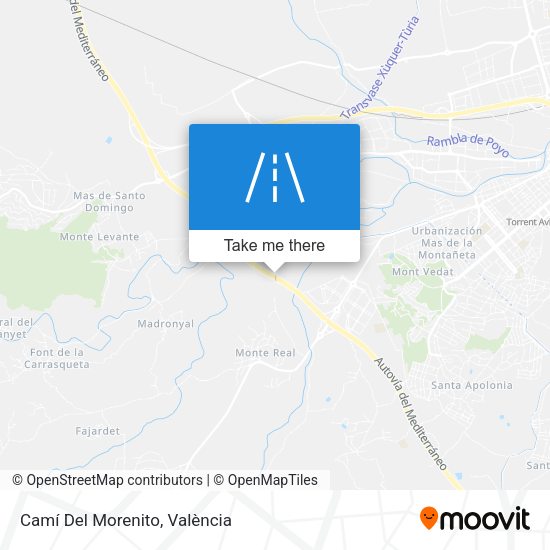 Camí Del Morenito map