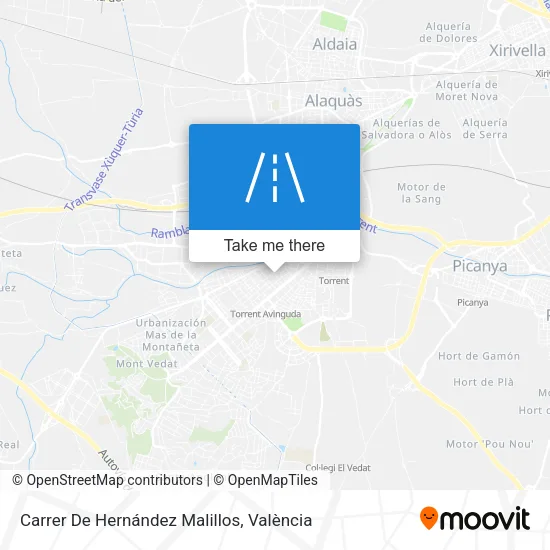 Carrer De Hernández Malillos map