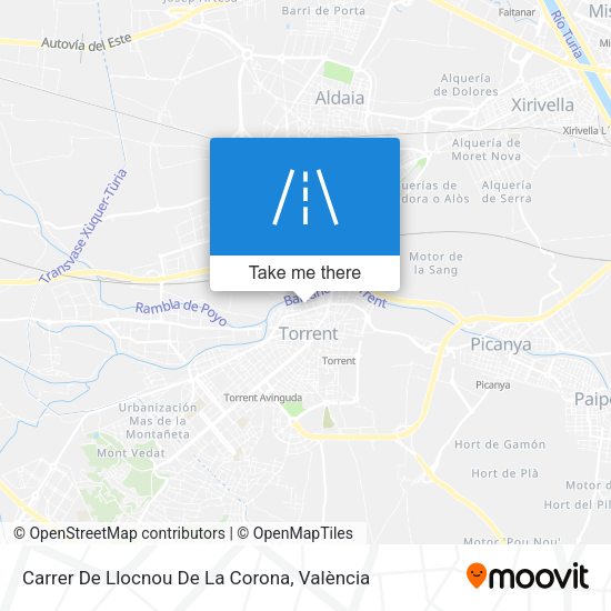 Carrer De Llocnou De La Corona map