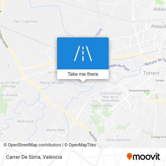 Carrer De Sòria map