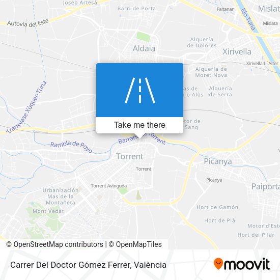 Carrer Del Doctor Gómez Ferrer map