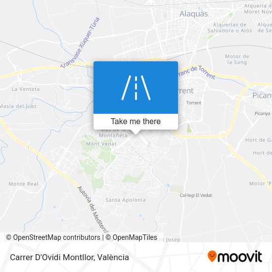 Carrer D'Ovidi Montllor map