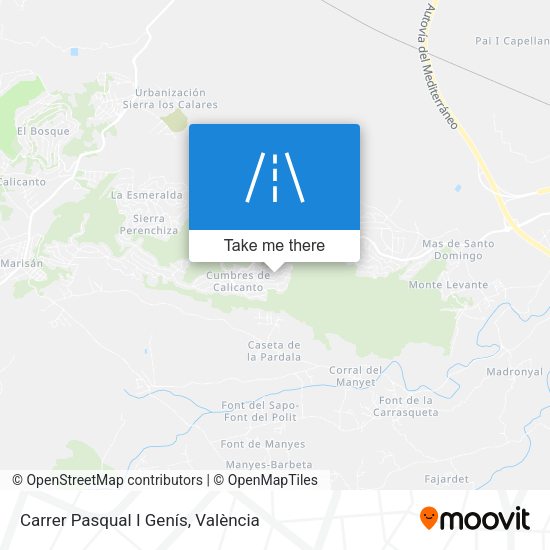 Carrer Pasqual I Genís map