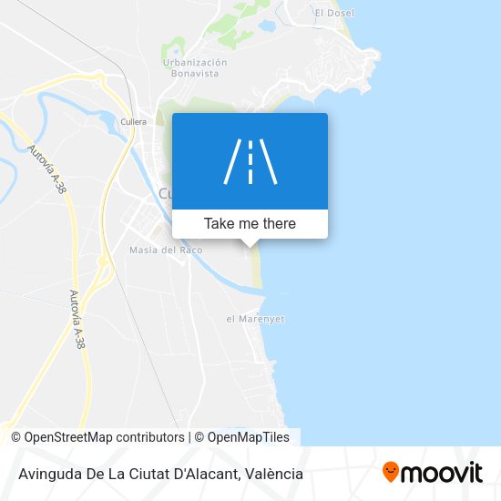 Avinguda De La Ciutat D'Alacant map