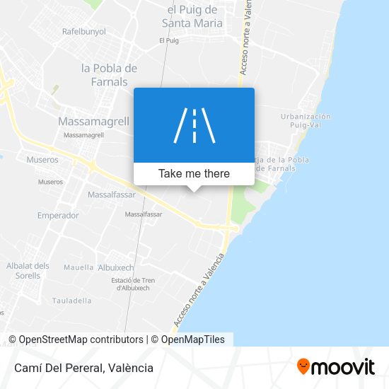 Camí Del Pereral map