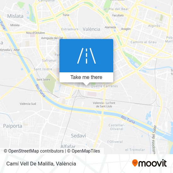 Camí Vell De Malilla map