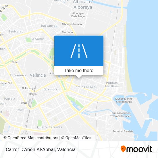Carrer D'Abén Al-Abbar map