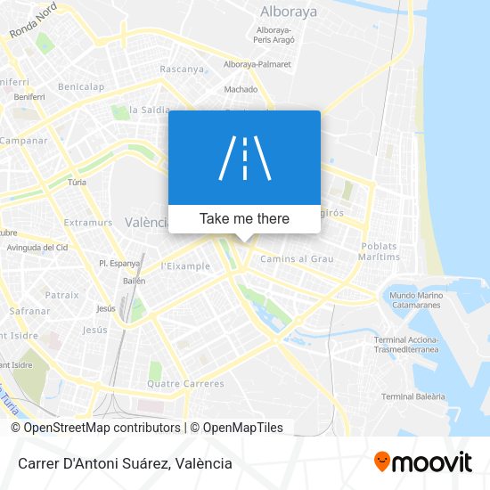 Carrer D'Antoni Suárez map