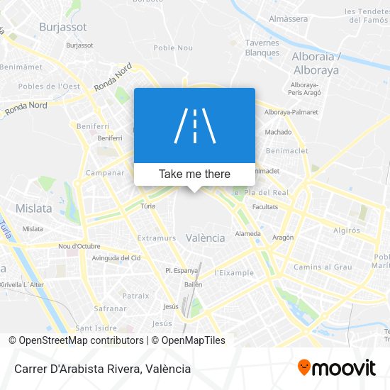Carrer D'Arabista Rivera map