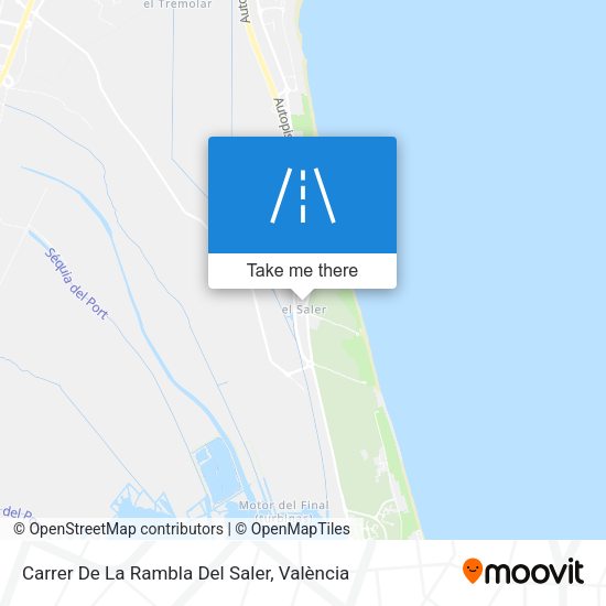 Carrer De La Rambla Del Saler map