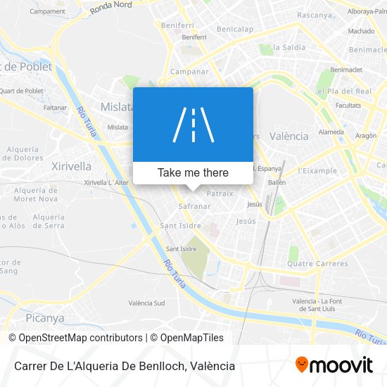 Carrer De L'Alqueria De Benlloch map