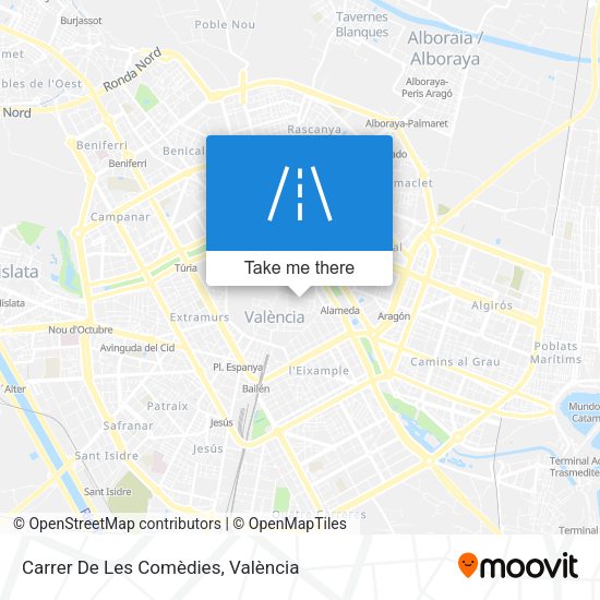 Carrer De Les Comèdies map