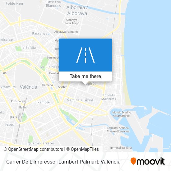 Carrer De L'Impressor Lambert Palmart map