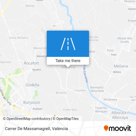 Carrer De Massamagrell map