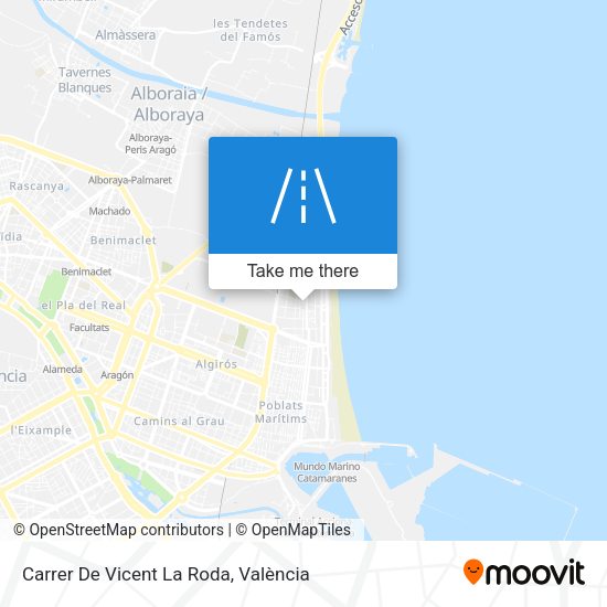 Carrer De Vicent La Roda map