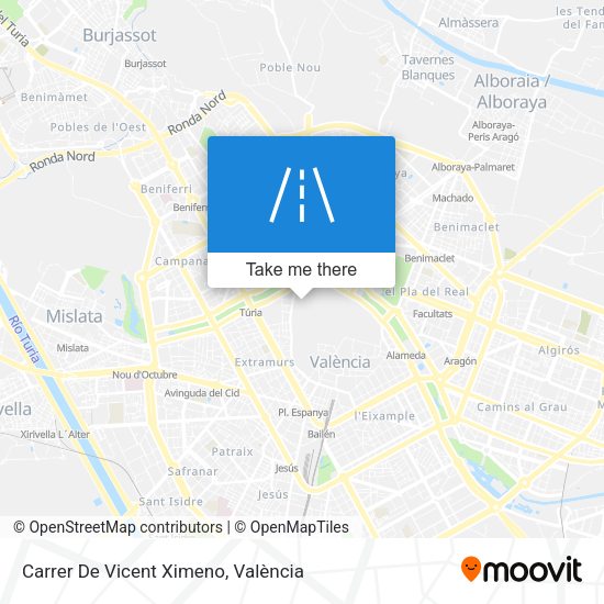 Carrer De Vicent Ximeno map