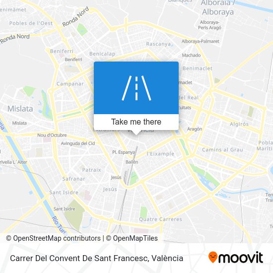 Carrer Del Convent De Sant Francesc map
